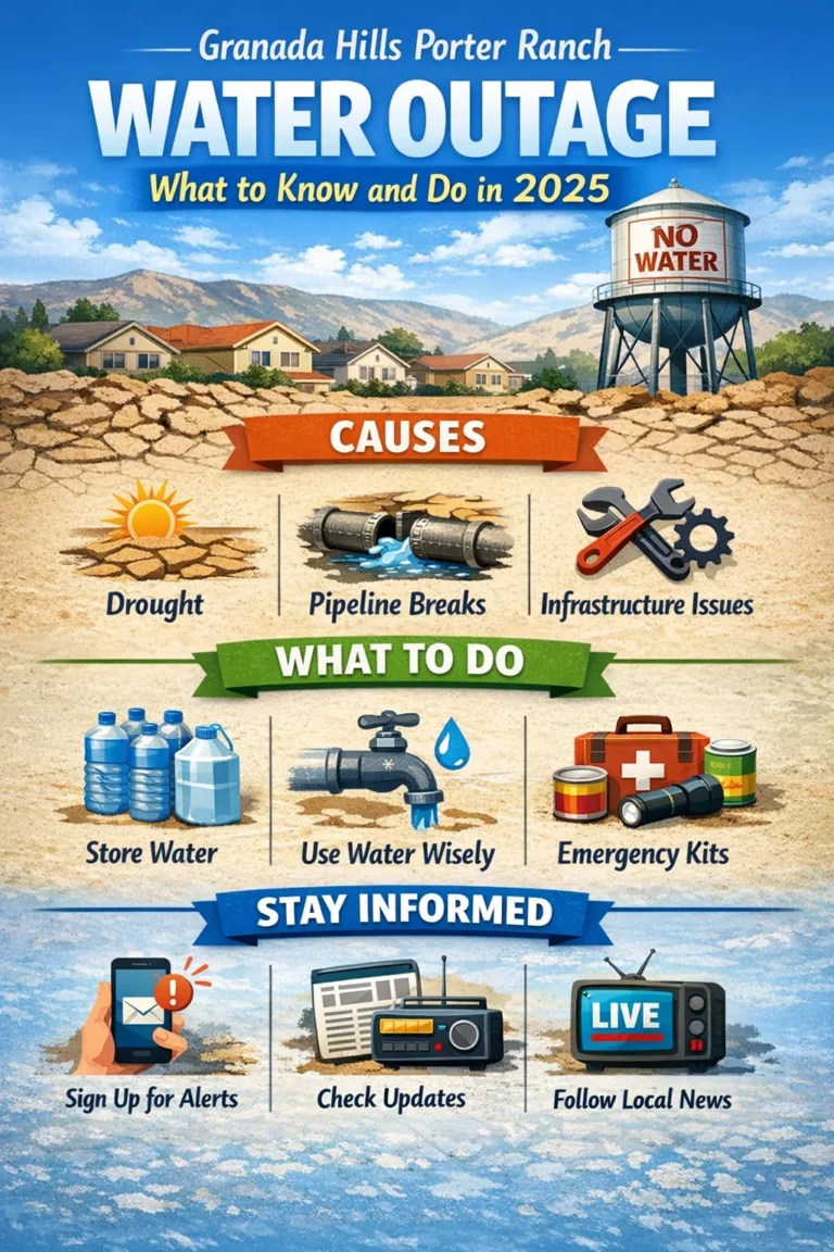 Granada Hills Porter Ranch Water Outage