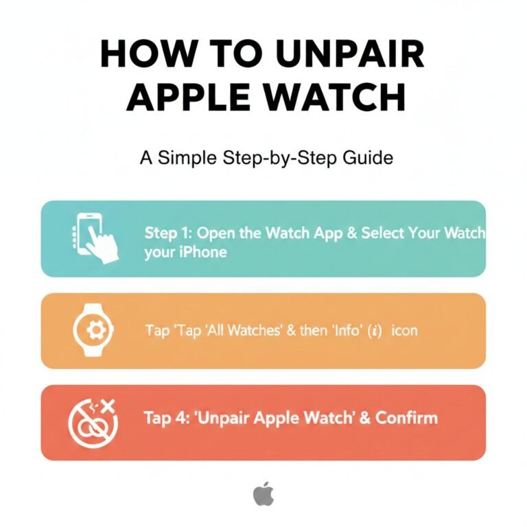 Unpair Apple Watch