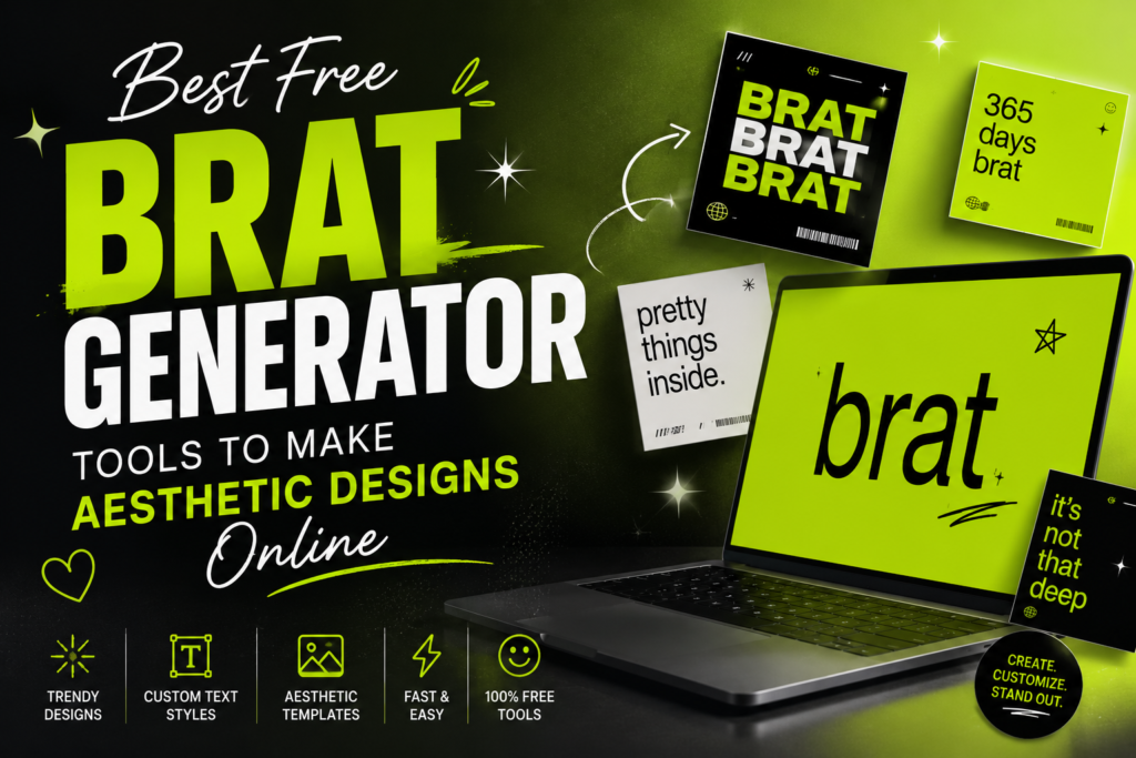 Best Free Brat Generator Tools to Make Aesthetic Designs Online