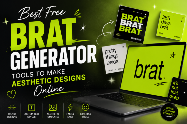 Best Free Brat Generator Tools to Make Aesthetic Designs Online