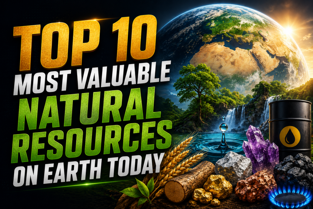 Top 10 Most Valuable Natural Resources on Earth Today