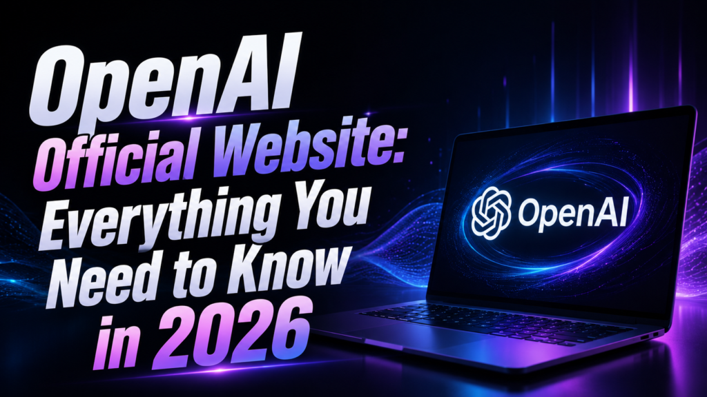 OpenAI Official Website Everything You Need to Know in 2026