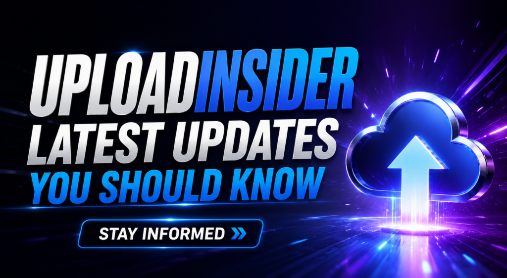UploadInsider Latest Updates You Should Know